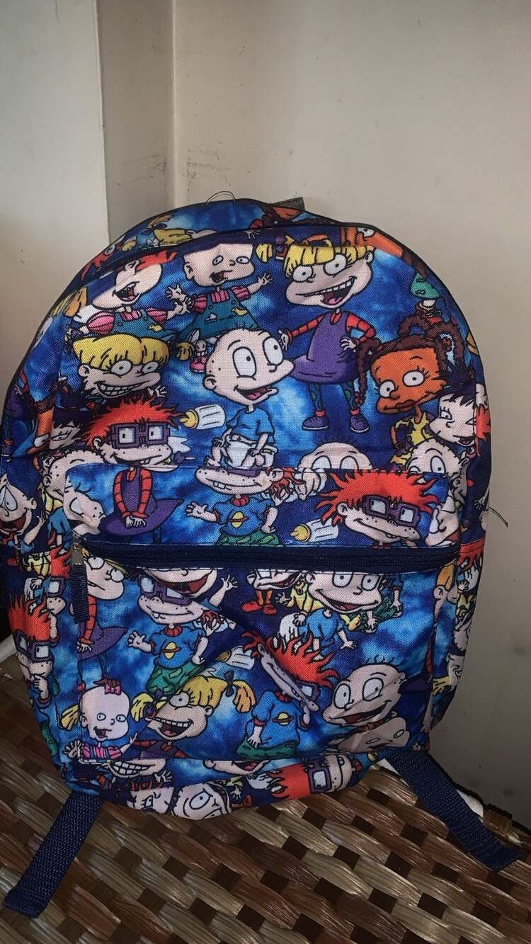 Nickelodeon Rugrats Backpack 16 Inch All Over Print Tommy Angelica